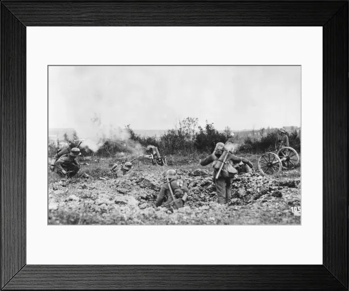 Framed Print : German trench mortar WWI Framed Print : German trench mortar WWI