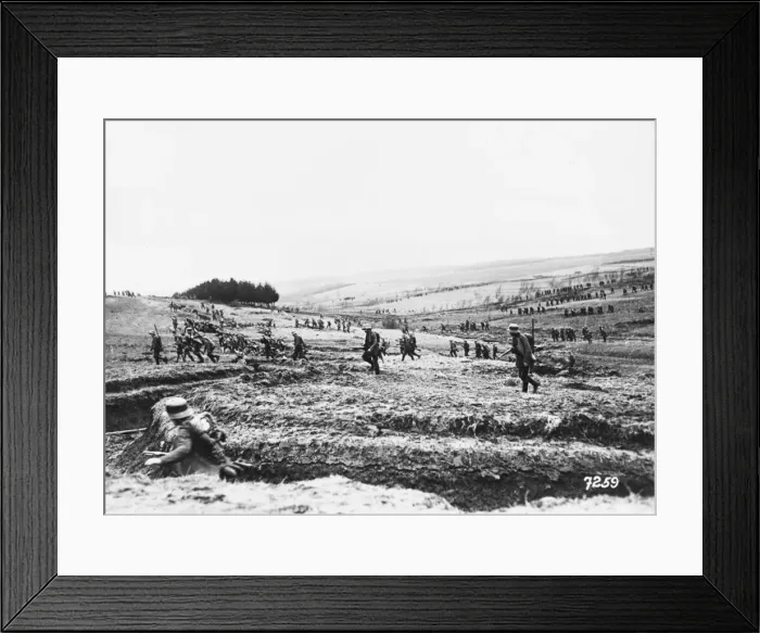 Framed Print : German infantry training WWI Framed Print : German infantry training WWI