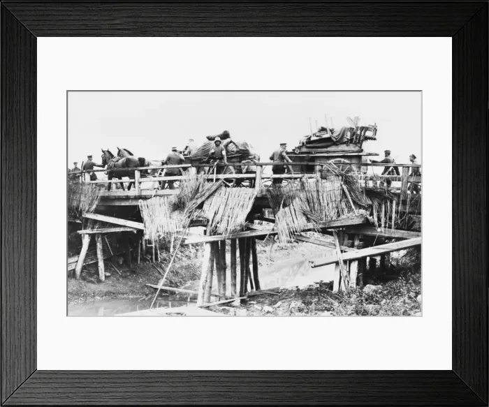 Framed Print : German retreat WWI Framed Print : German retreat WWI