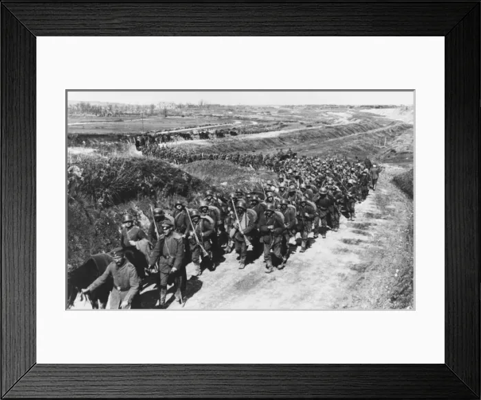 Framed Print : German troops WWI Framed Print : German troops WWI