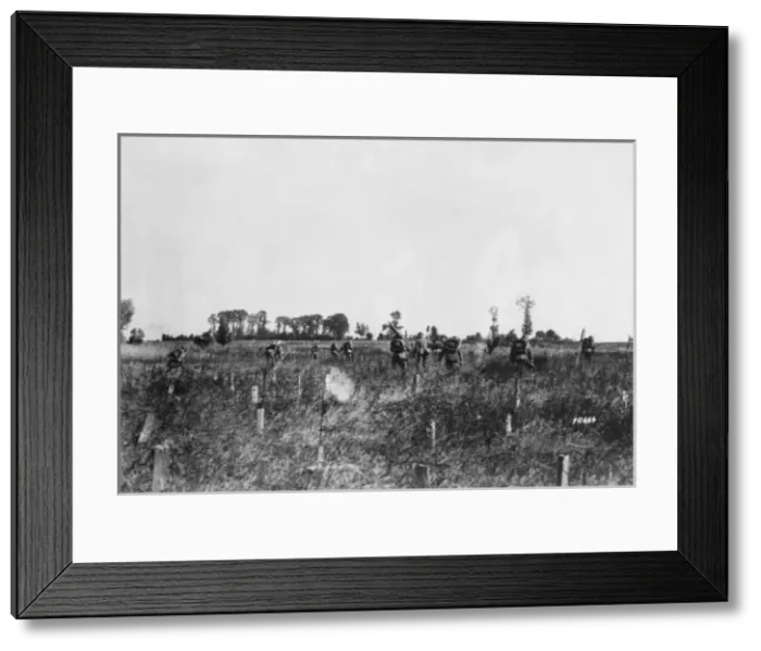 Framed Print : German infantry WWI Framed Print : German infantry WWI