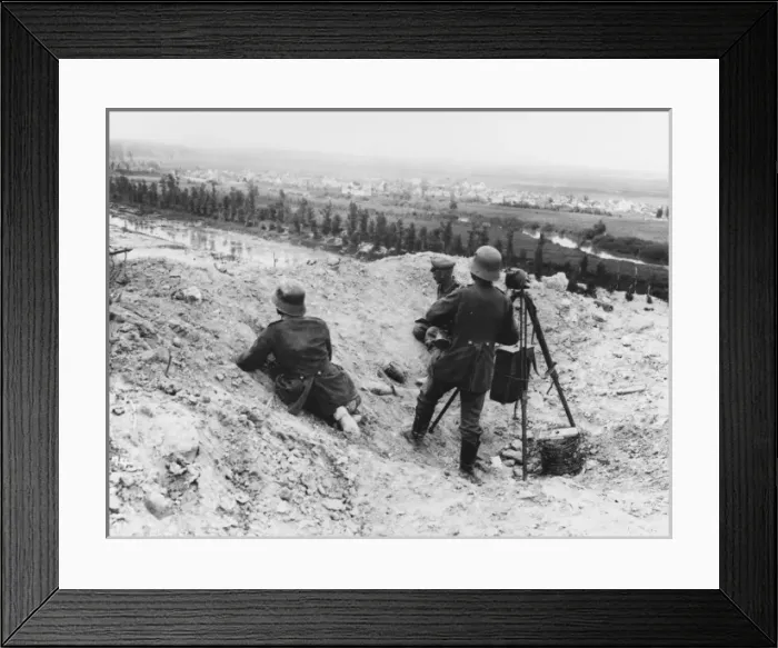 Framed Print : German infantry WWI Framed Print : German infantry WWI