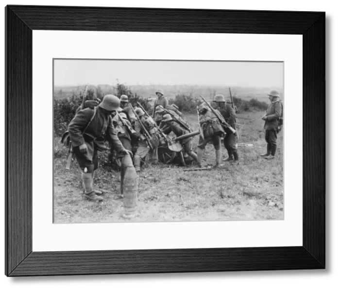 Framed Print : German mortar WWI Framed Print : German mortar WWI