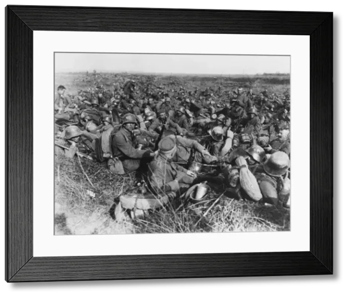 Framed Print : German troops WWI Framed Print : German troops WWI