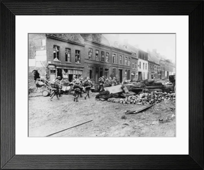 Framed Print : German advance WWI Framed Print : German advance WWI
