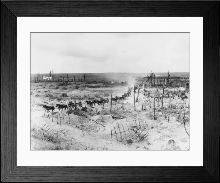 Framed Print : German artillery WWI Framed Print : German artillery WWI