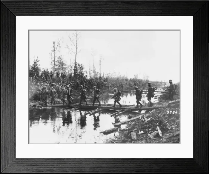 Framed Print : German troops WWI Framed Print : German troops WWI