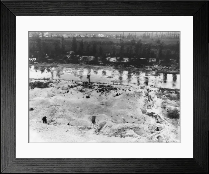 Framed Print : Aisne Canal WWI Framed Print : Aisne Canal WWI