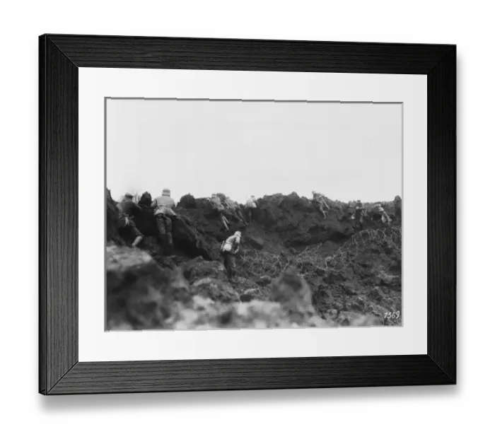 Framed Print : German construction WWI Framed Print : German construction WWI