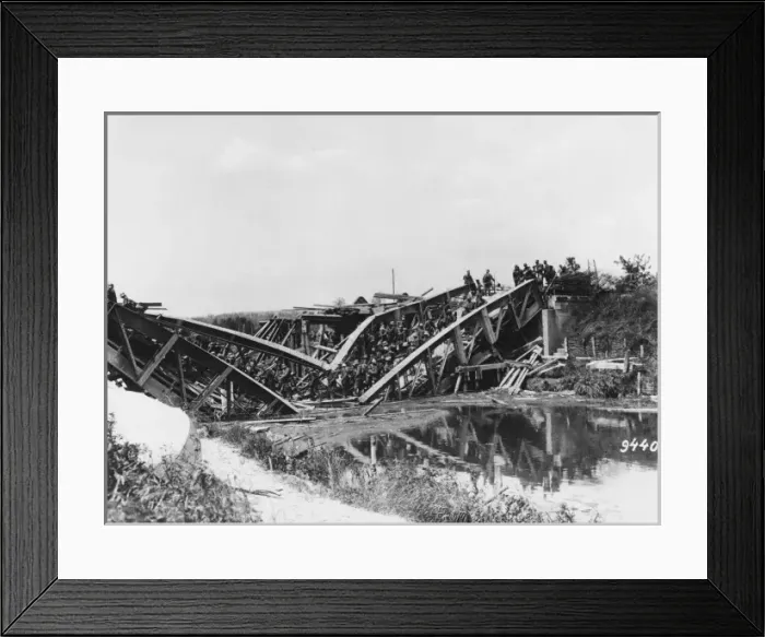 Framed Print : Aisne Canal WWI Framed Print : Aisne Canal WWI