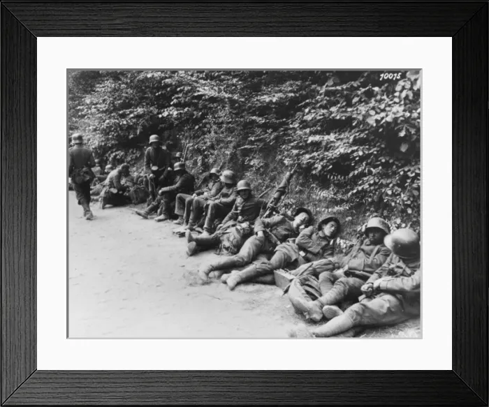 Framed Print : German infantry WWI Framed Print : German infantry WWI