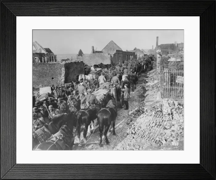 Framed Print : German troops WWI Framed Print : German troops WWI