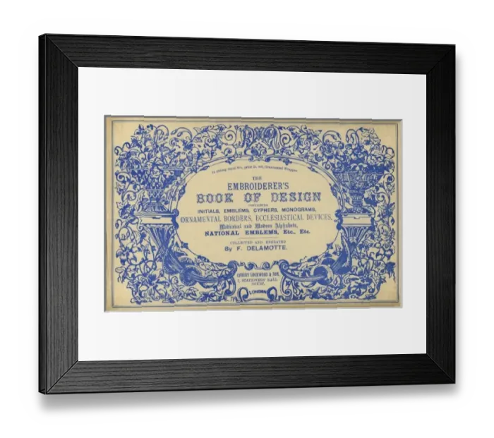 Framed Print : Ornamental Border Framed Print : Ornamental Border