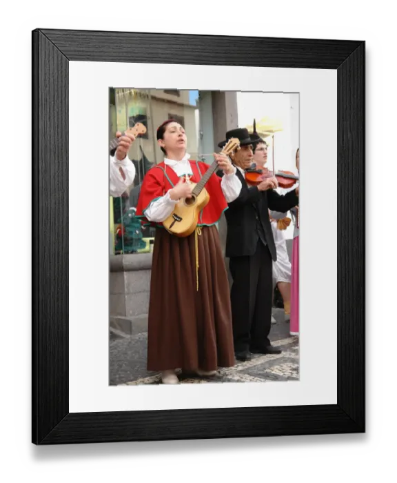 Framed Print : Musicians from Gaula, in Funchal, Madeira Framed Print : Musicians from Gaula, in Funchal, Madeira