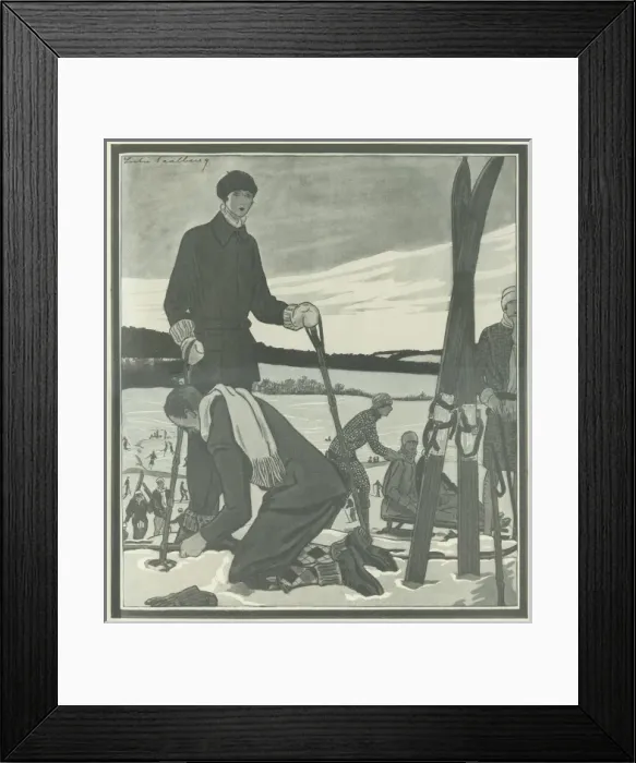 Framed Print : Delineator page, January 1927 Framed Print : Delineator page, January 1927