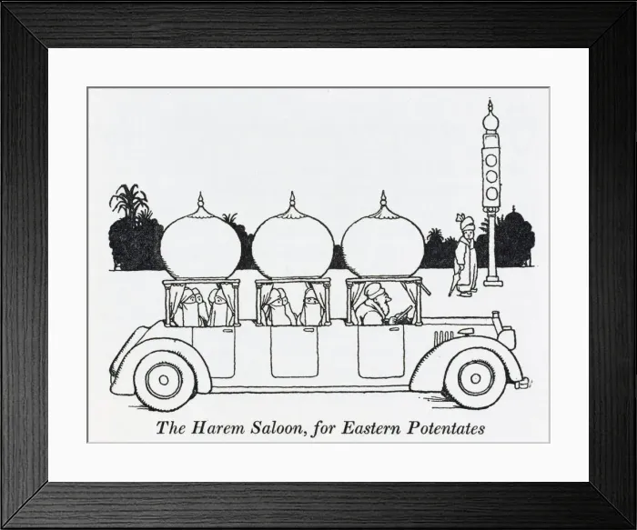 Framed Print : The Harem Saloon / W H Robinson Framed Print : The Harem Saloon / W H Robinson