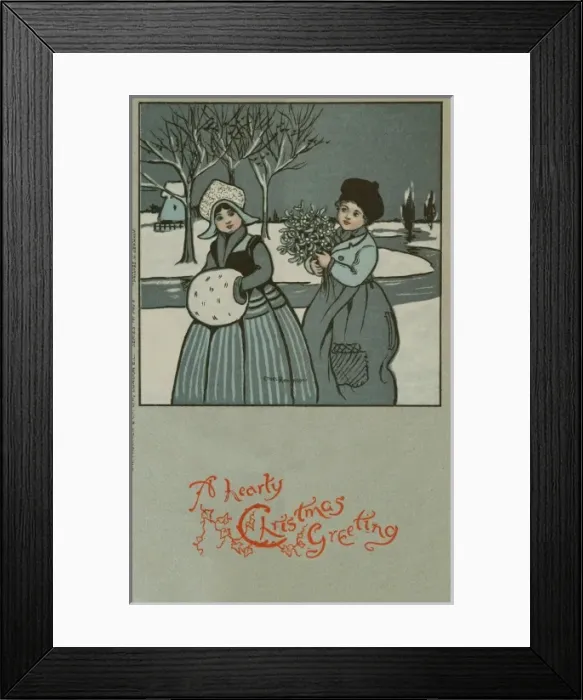 Framed Print : A Hearty Christmas Greeting by Ethel Parkinson Framed Print : A Hearty Christmas Greeting by Ethel Parkinson