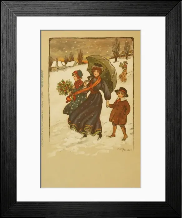 Framed Print : Christmas scene by Ethel Parkinson Framed Print : Christmas scene by Ethel Parkinson