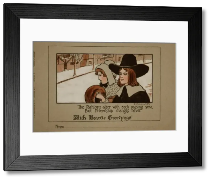 Framed Print : Friendship changes never, by Ethel Parkinson Framed Print : Friendship changes never, by Ethel Parkinson