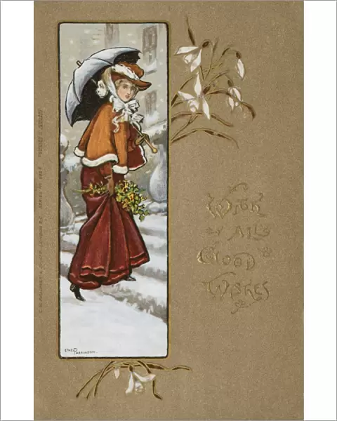 Christmas card by Ethel Parkinson