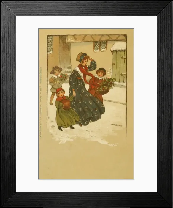 Framed Print : Christmas scene by Ethel Parkinson Framed Print : Christmas scene by Ethel Parkinson