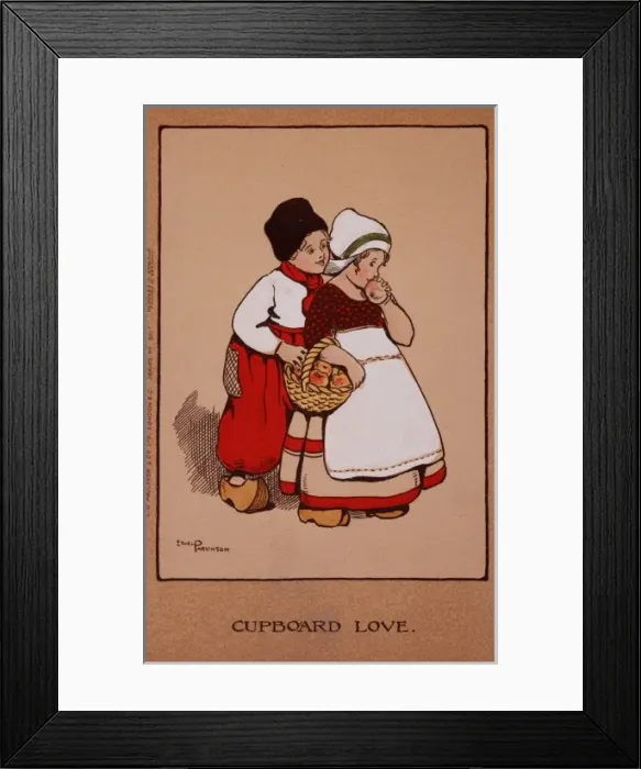Framed Print : Cupboard Love by Ethel Parkinson Framed Print : Cupboard Love by Ethel Parkinson