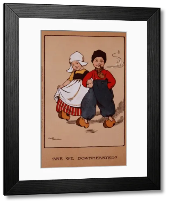 Framed Print : Are We Downhearted? by Ethel Parkinson Framed Print : Are We Downhearted? by Ethel Parkinson