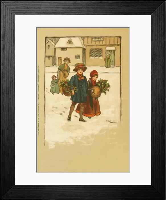 Framed Print : Christmas scene by Ethel Parkinson Framed Print : Christmas scene by Ethel Parkinson