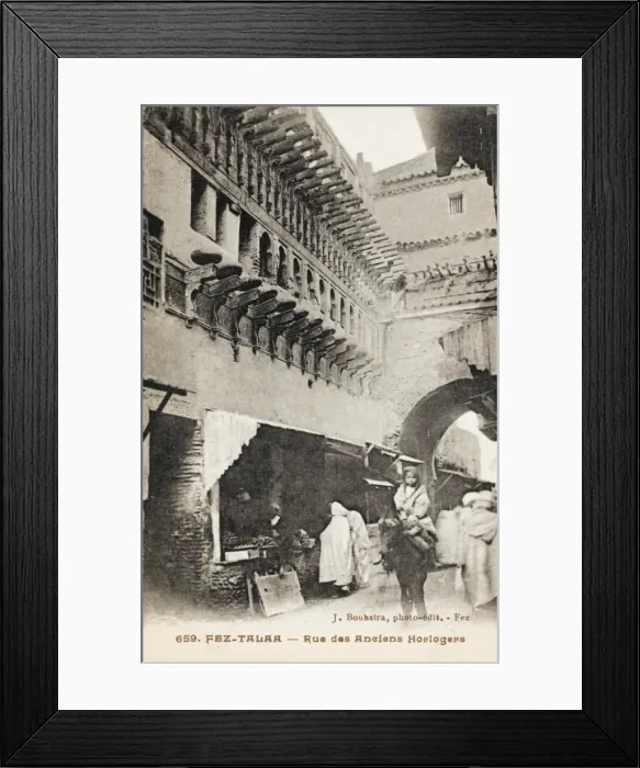 Framed Print : Morocco, Fez - Water Clock on Talaa Kibeera Framed Print : Morocco, Fez - Water Clock on Talaa Kibeera