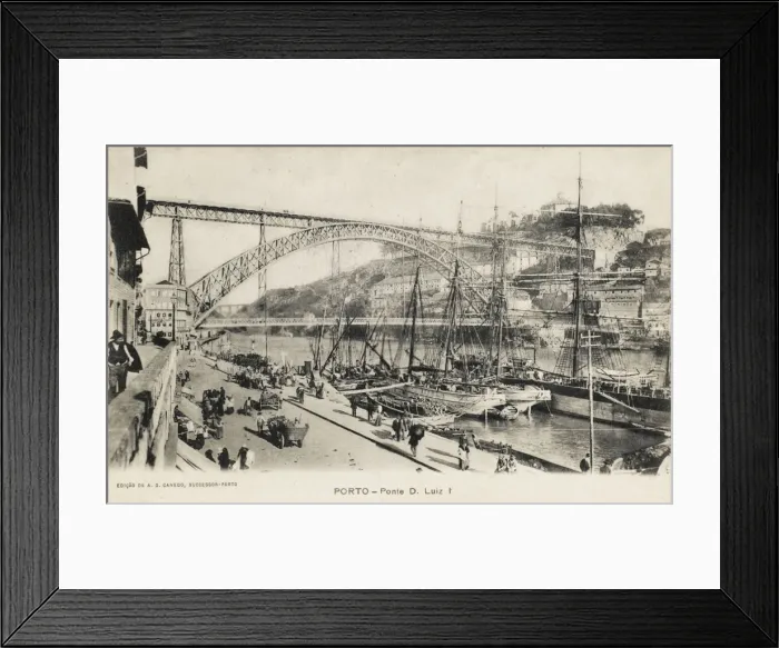 Framed Print : Portugal - Porto - Ponte de Luiz I Framed Print : Portugal - Porto - Ponte de Luiz I