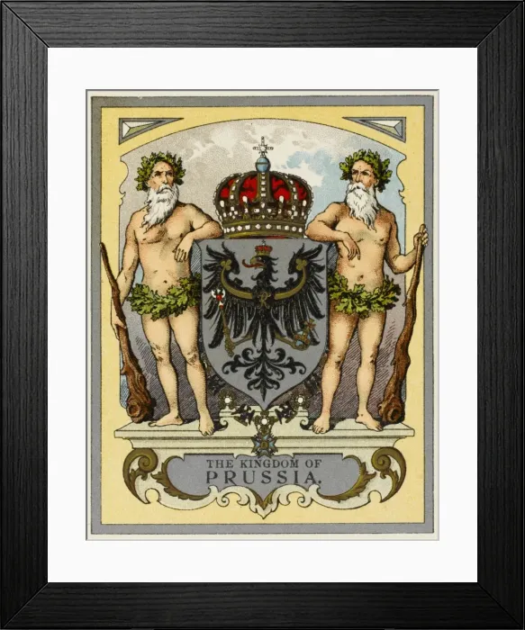 Framed Print : Arms of the Kingdom of Prussia Framed Print : Arms of the Kingdom of Prussia