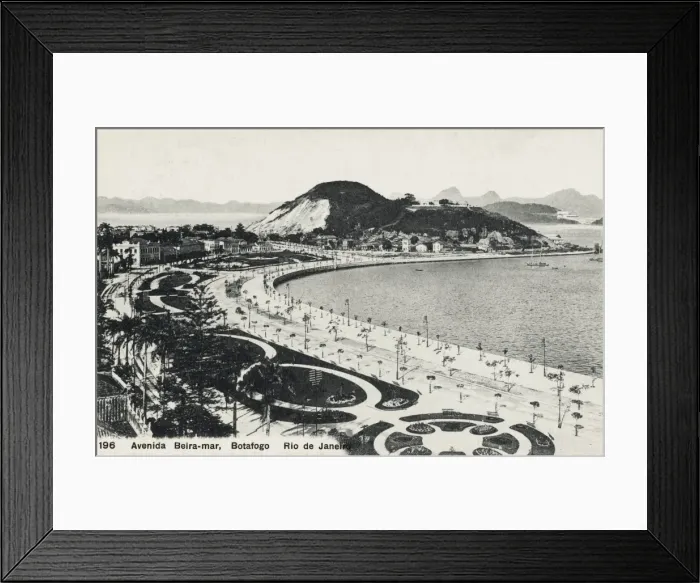 Framed Print : Avenida Beira-mar, Botafogo, Rio, Brazil
