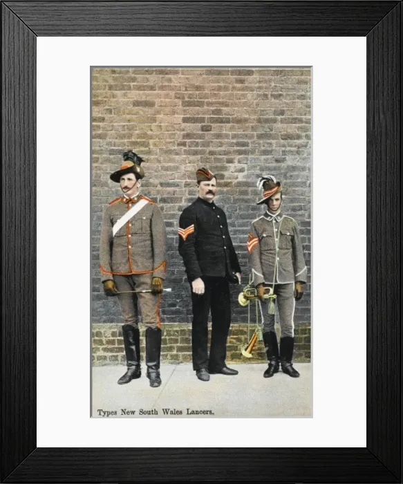 Framed Print : New South Wales Lancers - Australia Framed Print : New South Wales Lancers - Australia