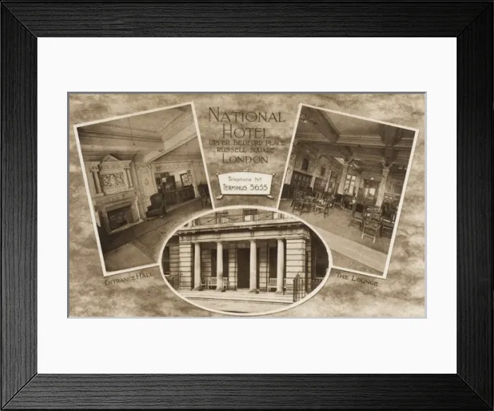 Framed Print : National Hotel, Russell Square, London Framed Print : National Hotel, Russell Square, London