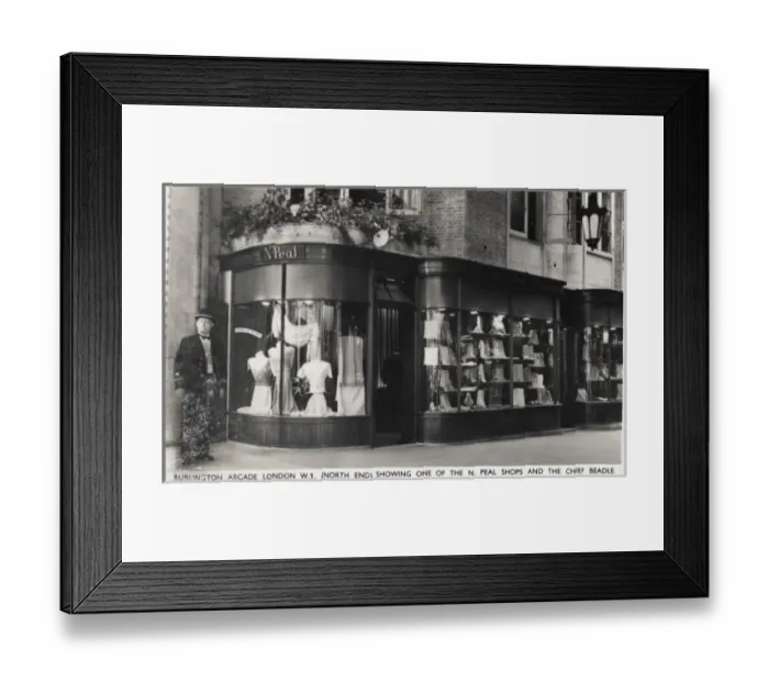 Framed Print : Burlington Arcade, London Framed Print : Burlington Arcade, London