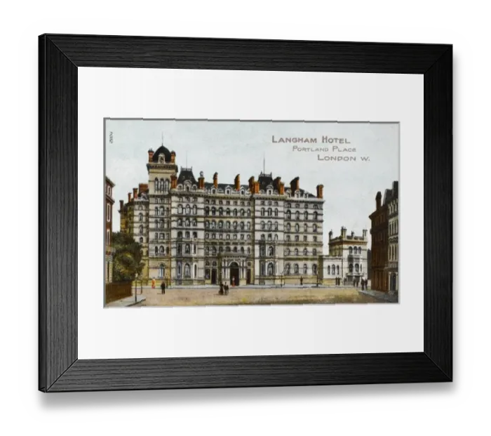 Framed Print : Langham Hotel - Portland Place, London Framed Print : Langham Hotel - Portland Place, London