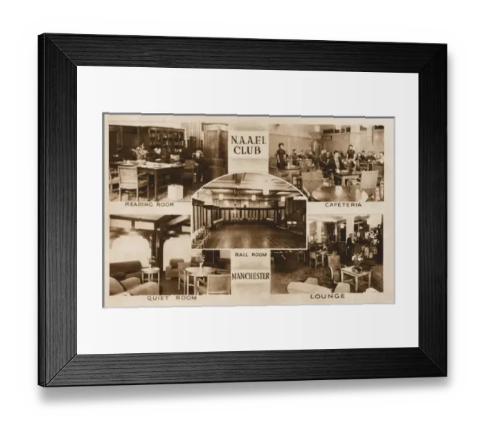 Framed Print : N. A. A. F. I. Club - Manchester Framed Print : N. A. A. F. I. Club - Manchester