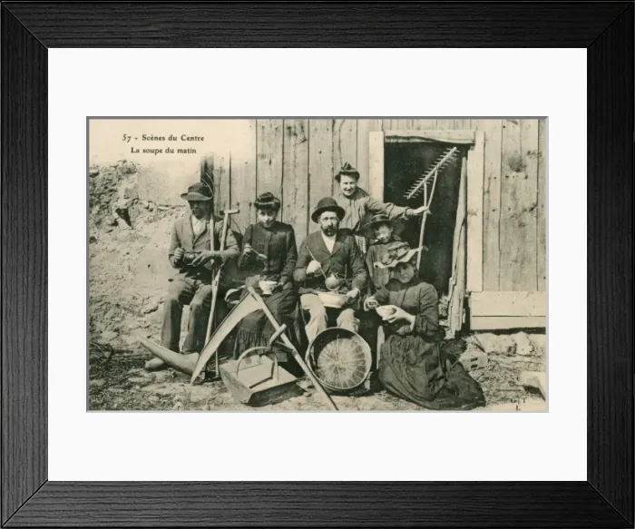 Framed Print : Central France - Soup of the Day Framed Print : Central France - Soup of the Day