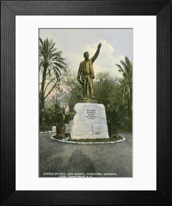 Framed Print : Statue of Cecil Rhodes - Cape Town, South Africa Framed Print : Statue of Cecil Rhodes - Cape Town, South Africa