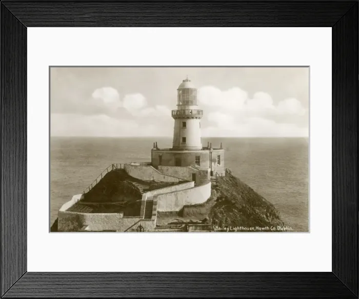 Framed Print : Bailey Lighthouse - Howth County, Dublin Framed Print : Bailey Lighthouse - Howth County, Dublin