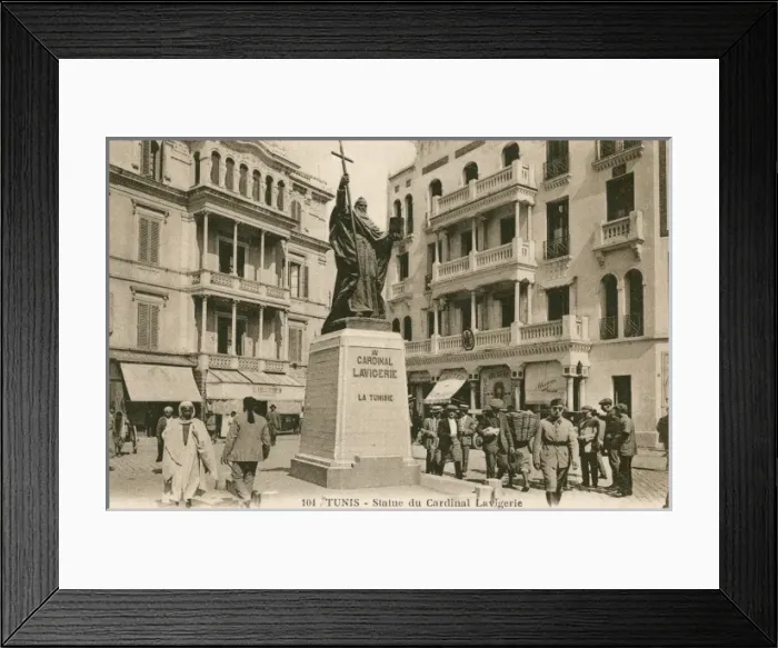 Framed Print : Cardinal Lavigerie - Statue Framed Print : Cardinal Lavigerie - Statue