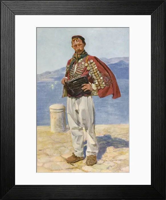 Framed Print : Croatia - Traditional National Costume (2 / 8) Framed Print : Croatia - Traditional National Costume (2 / 8)