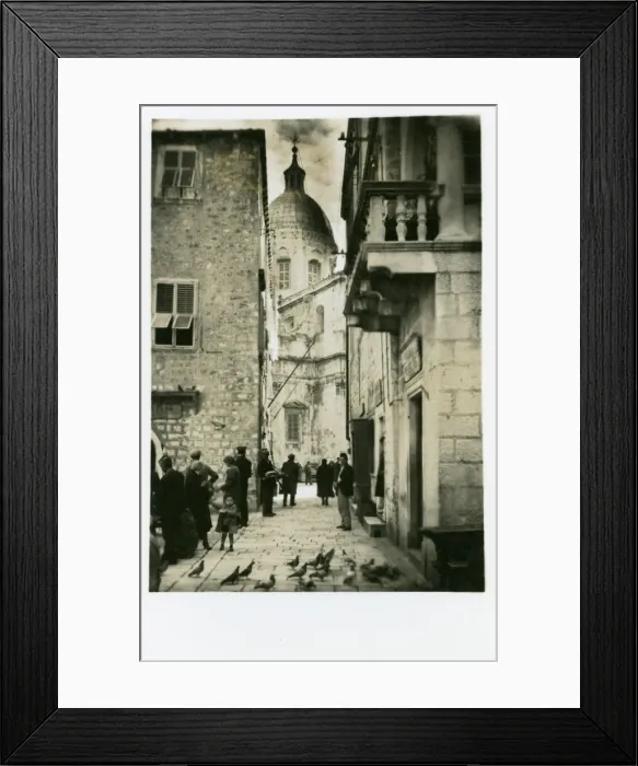 Framed Print : Dubrovnik (Ragusa) - Croatia - Street Scene
