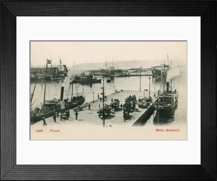 Framed Print : Croatia - Rijeka (Fiume) - Adams Point Framed Print : Croatia - Rijeka (Fiume) - Adams Point