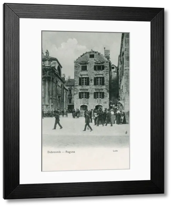 Framed Print : Dubrovnik (Ragusa) - Croatia - Placa Luza Framed Print : Dubrovnik (Ragusa) - Croatia - Placa Luza