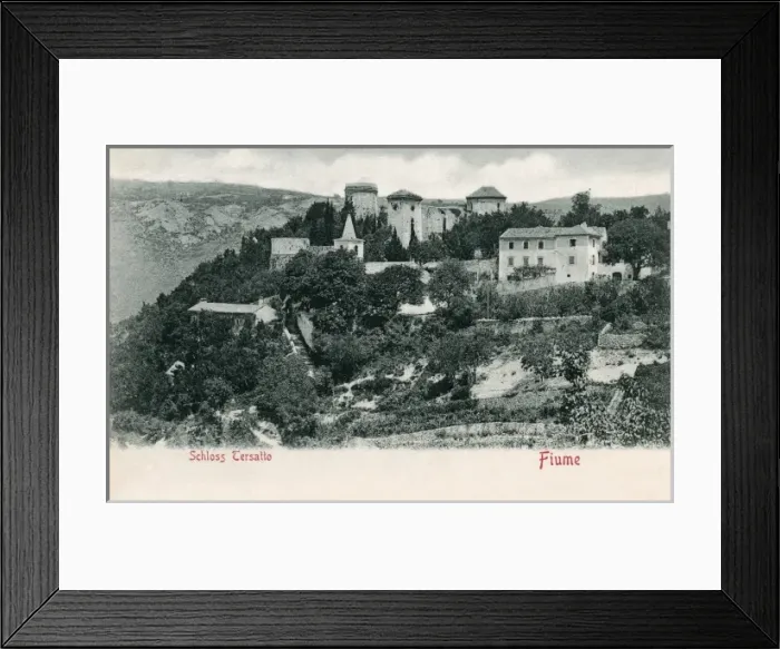 Framed Print : Rijeka (Fiume) - Castle of Trsat Framed Print : Rijeka (Fiume) - Castle of Trsat