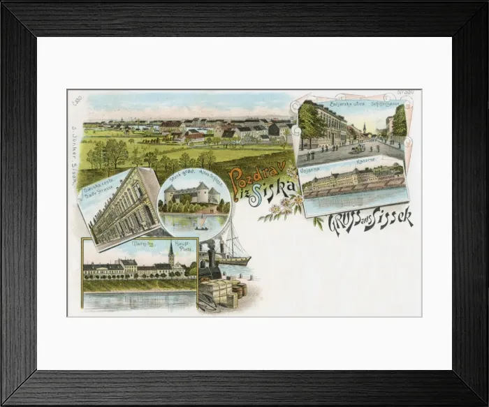 Framed Print : Sisak (Sissek) - Croatia Framed Print : Sisak (Sissek) - Croatia