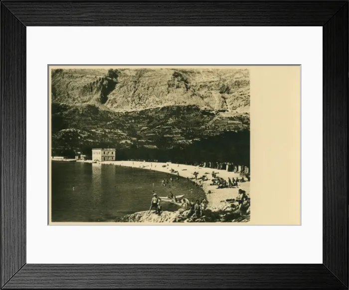 Framed Print : Makarska - Croatia - The beach in the height of summer Framed Print : Makarska - Croatia - The beach in the height of summer