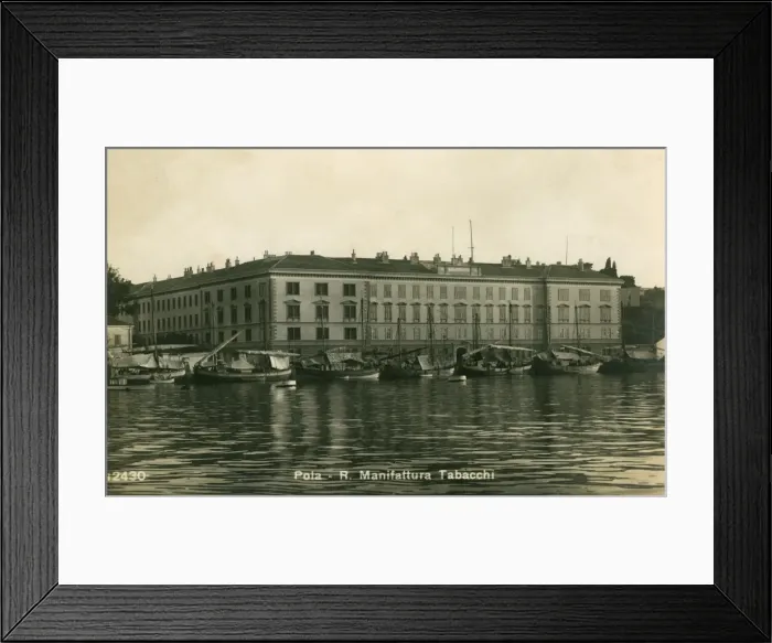 Framed Print : Pula - Tobacco Factory Framed Print : Pula - Tobacco Factory