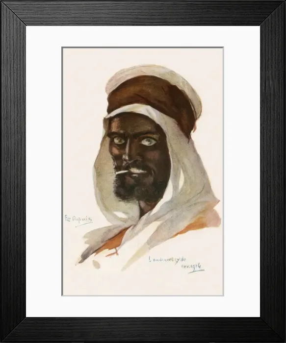 Framed Print : WWI - North African allied soldier Framed Print : WWI - North African allied soldier